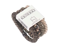 Kknekki hair elastics green bronze mix (4-pack)